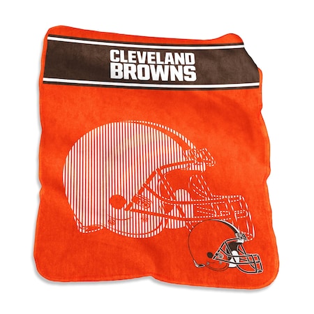Logo Brands Cleveland Browns 60x80 Raschel Throw 608-26X